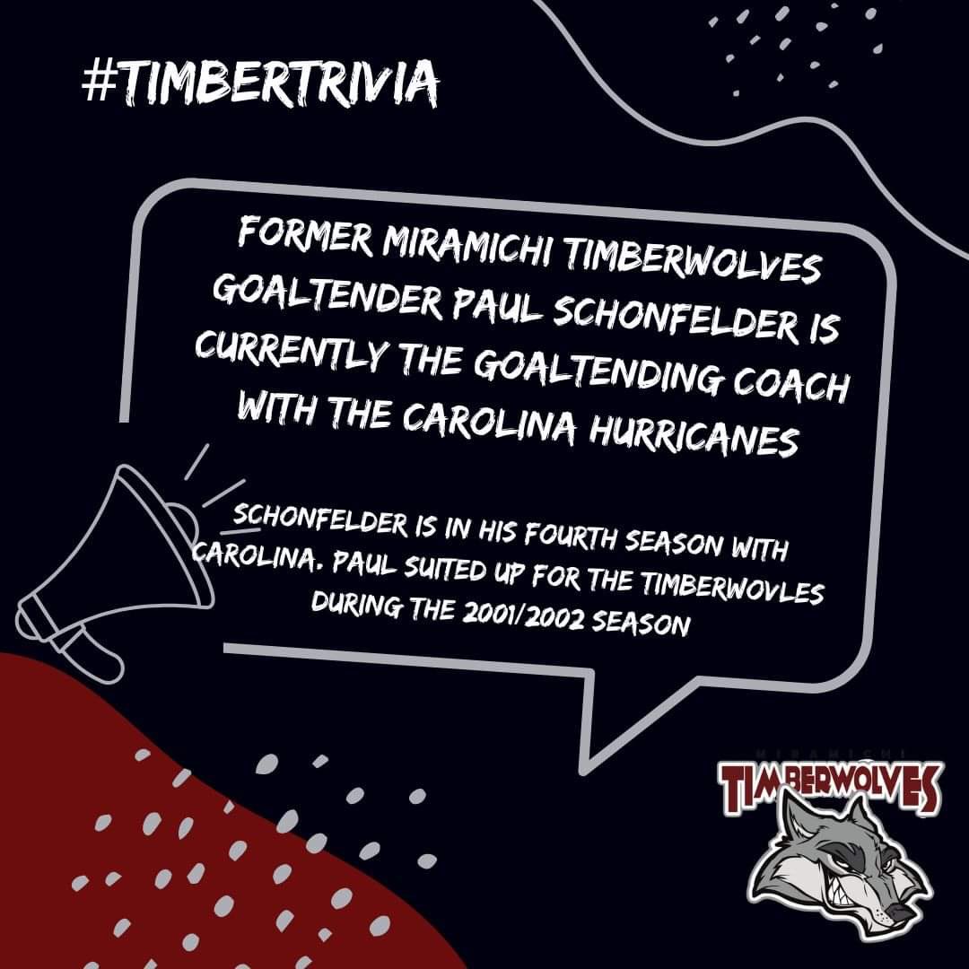 MTimberWolves's tweet photo. #TimberTrivia 
#Miramichi #DefendTheDen 
@Canes @schone27 https://t.co/at4K21Mn2Q