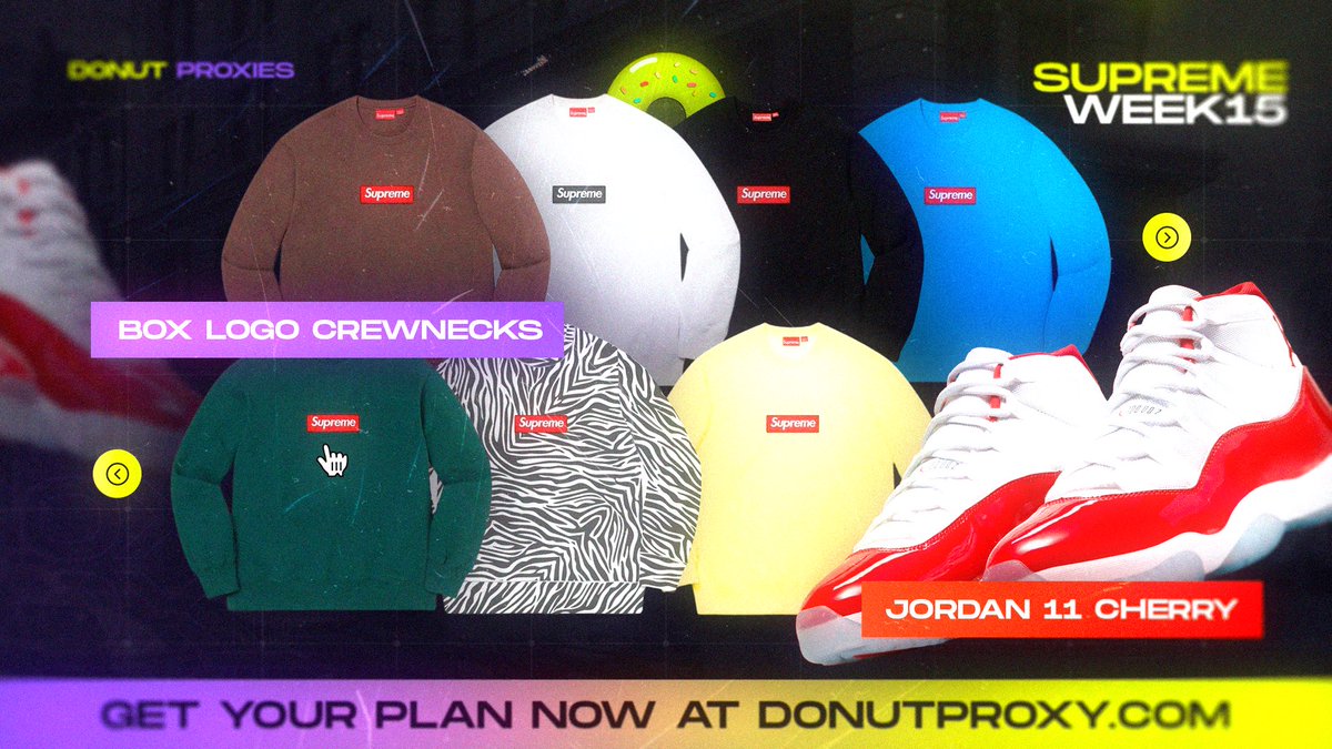 Are we going for Air Jordan 11 Retro “Cherry Red” release tomorrow?

Of course we are, and we will be giving away data so you guys can go after them as well.

Donut Proxies - The only provider you need.

Giving away 3GB x 3 Winners

➡️Retweet
➡️Tag a cook buddy
➡️Follow us