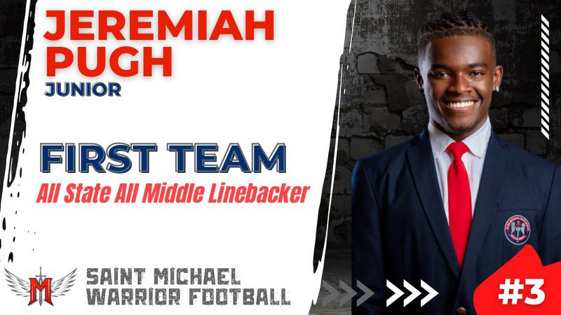 BLESSED to be named FIRST TEAM ALL STATE LINEBACKER!!🙏🏾