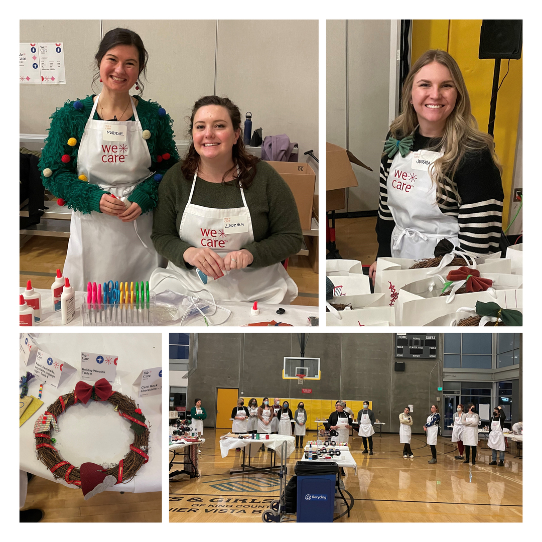JPC loves to participate in Herman Miller's We Care event. This year, JPC hosted a wreath-decorating station and we had so much fun helping the kids express their creativity!  

We Care gives children the opportunity to create holiday gifts for family, teachers, and friends at a
