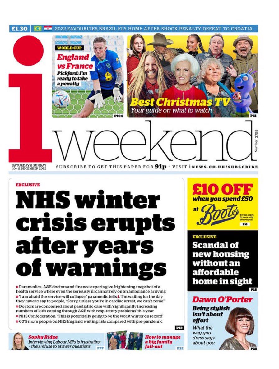 Mark, #ToriesOut , 💙💛🇺🇦, 🇪🇺💙NHS #FBPE (@markeverett1977) on Twitter photo 2022-12-10 00:02:45 NHS Crisis: This is the result of 12 years of mismanagement ,Under funding, Department cuts, Privatisation of the NHS Department and not giving staff a decent pay increase for the last 12 years. #NHSStrike #NHSStrikeNow 💙 #ToriesOut156 #GeneralElectionNow NHS Crisis: This is the result of 12 years of mismanagement ,Under funding, Department cuts, Privatisation of the NHS Department and not giving staff a decent pay increase for the last 12 years. #NHSStrike #NHSStrikeNow 💙 #ToriesOut156 #GeneralElectionNow