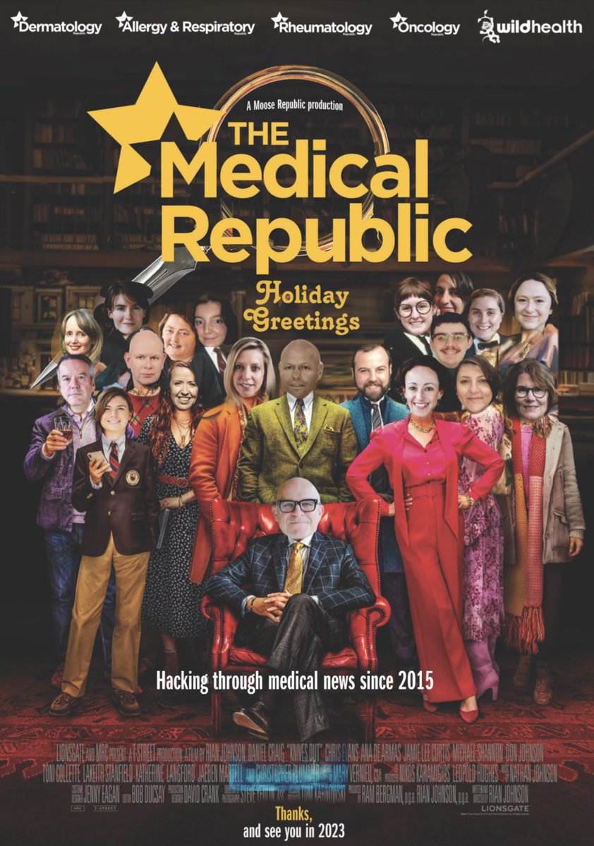 Recovering from the <a href="/Medicalrepublic/">The Medical Republic</a> Xmas party last night, and could not be more grateful for the incredible, funny, interesting and kind group of people I get to spend every day with. It’s been an awesome year, and I can’t wait for the next x