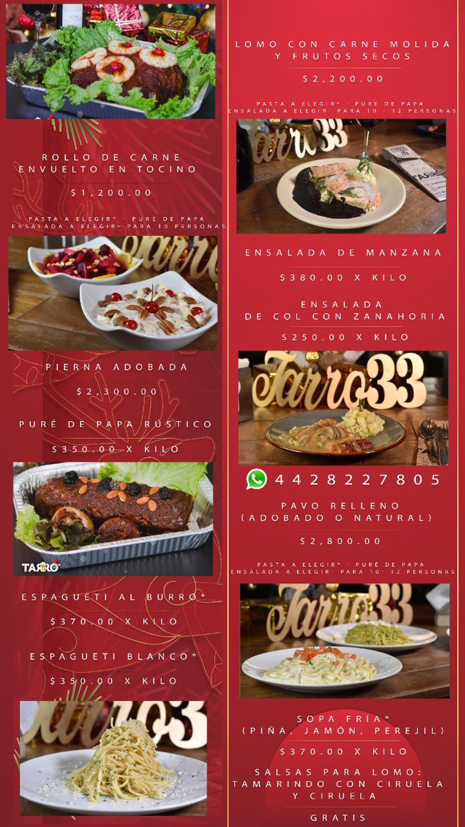 Nuestros platillos navideños.