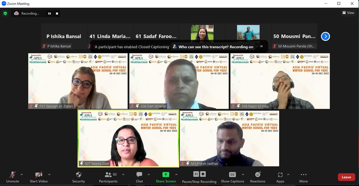 Our panelist Neeta Goel (BMGF) describes, "A secret ingredient to evaluation studies is to build trust and collaborative relationships with key stakeholders of a particular program, as one can always find them very deeply invested in their evaluation programs."