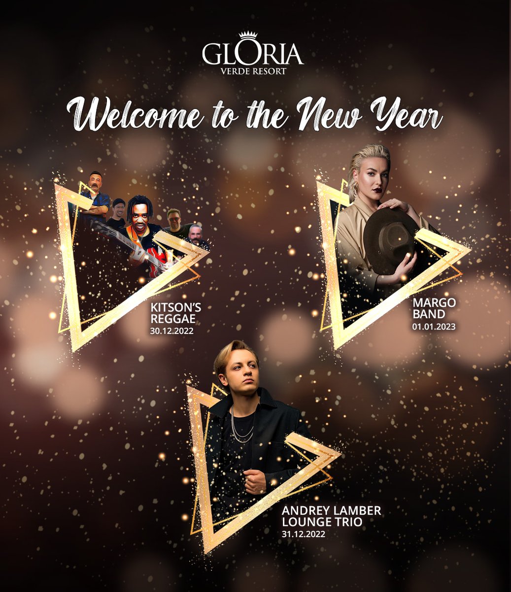 Gloria Hotels & Resorts will welcome the New Year with unique delicacies, surprise treats and a beautiful stage performance by Nelly White Band. For reservation: +90 242 710 23 00 gloria.com.tr #GloriaHotels #BecauseHereisGloria #GloriaGolf #GloriaVerde