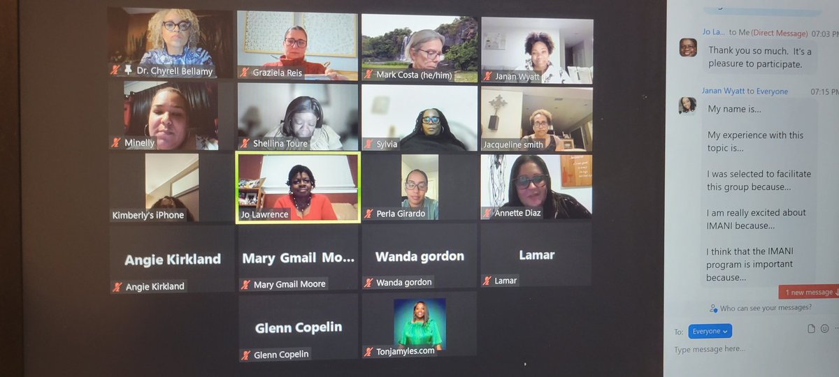 Imani Breakthrough New Orleans Replication First Day Training. How a wonderful start!#prch <a href="/Graziel75063405/">Graziela Reis</a> <a href="/DrMarkCosta/">Mark Costa, MD, MPH</a> <a href="/IRCC2020/">International Recovery Citizenship Collaborative</a> @chy_bellamy <a href="/YalePsych/">Yale Psychiatry</a> @YaleBrazil <a href="/ayanaeliza/">Dr. Ayana Elizabeth Johnson 🐙</a>