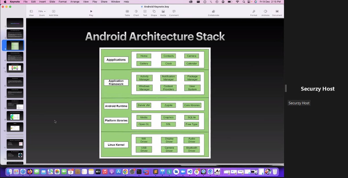 SecurzyHQ's tweet photo. An awesome practical demonstration by @shifacyclewala on Android App Pentesting and Security! For more such cybersecurity webinars and BootCamp join https://t.co/48urzQyL7J for free! #infosec #Android #Pentesting #cybersecurity #application #ethicalhacking #bugbountytips #Securzy https://t.co/Z69ThOhiuV