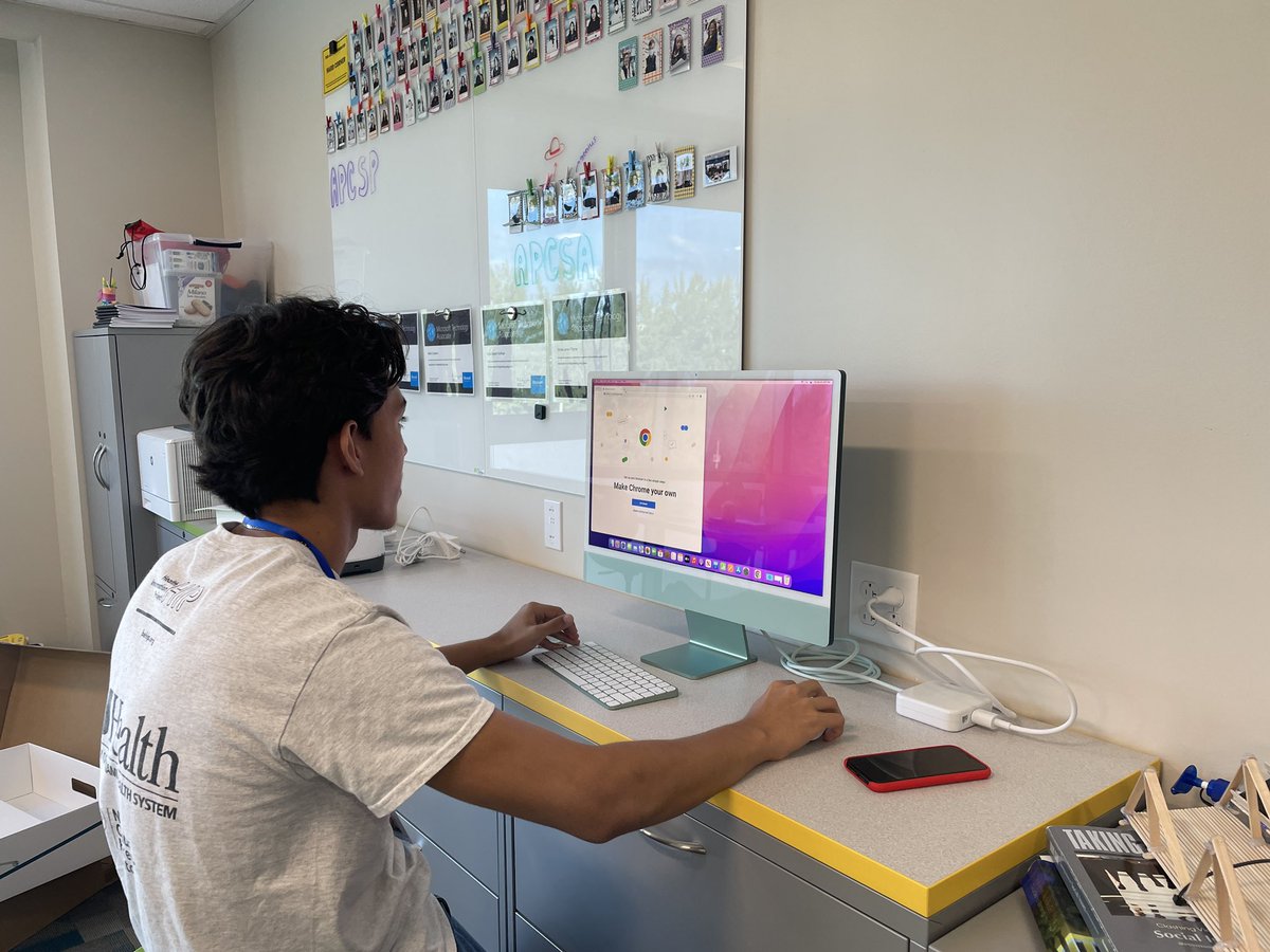 Adam Bernstein (@mrbernsteintech) on Twitter photo Thank you so much to <a href="/CognizantFdn/">Cognizant Foundation</a> for funding our <a href="/DonorsChoose/">DonorsChoose</a> project for an Apple iMac. Computer Science Education Week ended with a special delivery and Andres, a student in AP CSA, set up the iMac for our students to start using. #CSedWeek #ThankYou #CSforAll Thank you so much to <a href="/CognizantFdn/">Cognizant Foundation</a> for funding our <a href="/DonorsChoose/">DonorsChoose</a> project for an Apple iMac. Computer Science Education Week ended with a special delivery and Andres, a student in AP CSA, set up the iMac for our students to start using. #CSedWeek #ThankYou #CSforAll