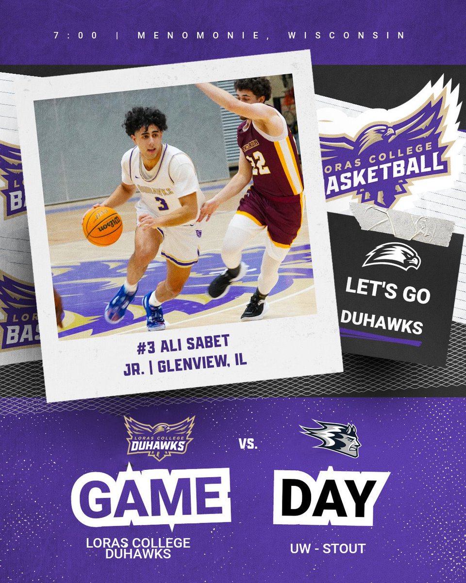FINAL:
Loras - 83
UW Stout - 76

Ali Sabet led the team in scoring with 22 and ended with a career high in rebounds