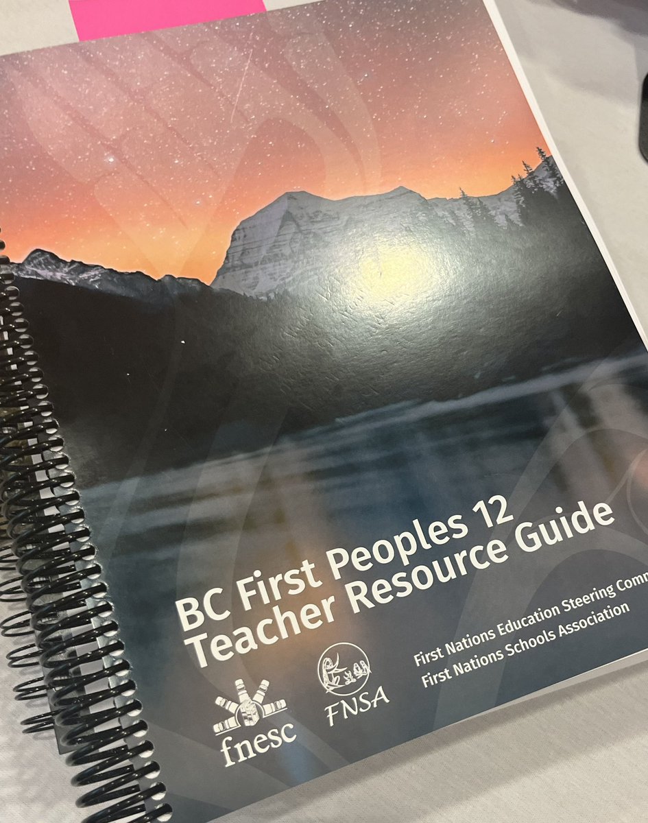 So lucky to have the opportunity to learn from @luudisk and take a closer look at this super valuable resource from @FNESC Thank you FNESC and Jo! #learningtogether