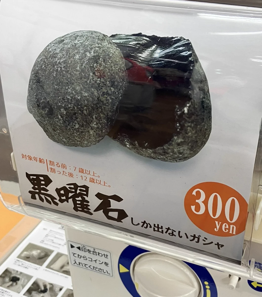 大人向けガチャガチャ登場。景品はただの石！？