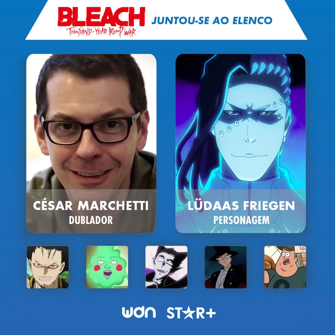 Bleach Brasil - #Ichigo César Marchetti é dublador