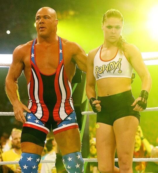Belated Happy Birthday, Kurt Angle & Ronda Rousey   