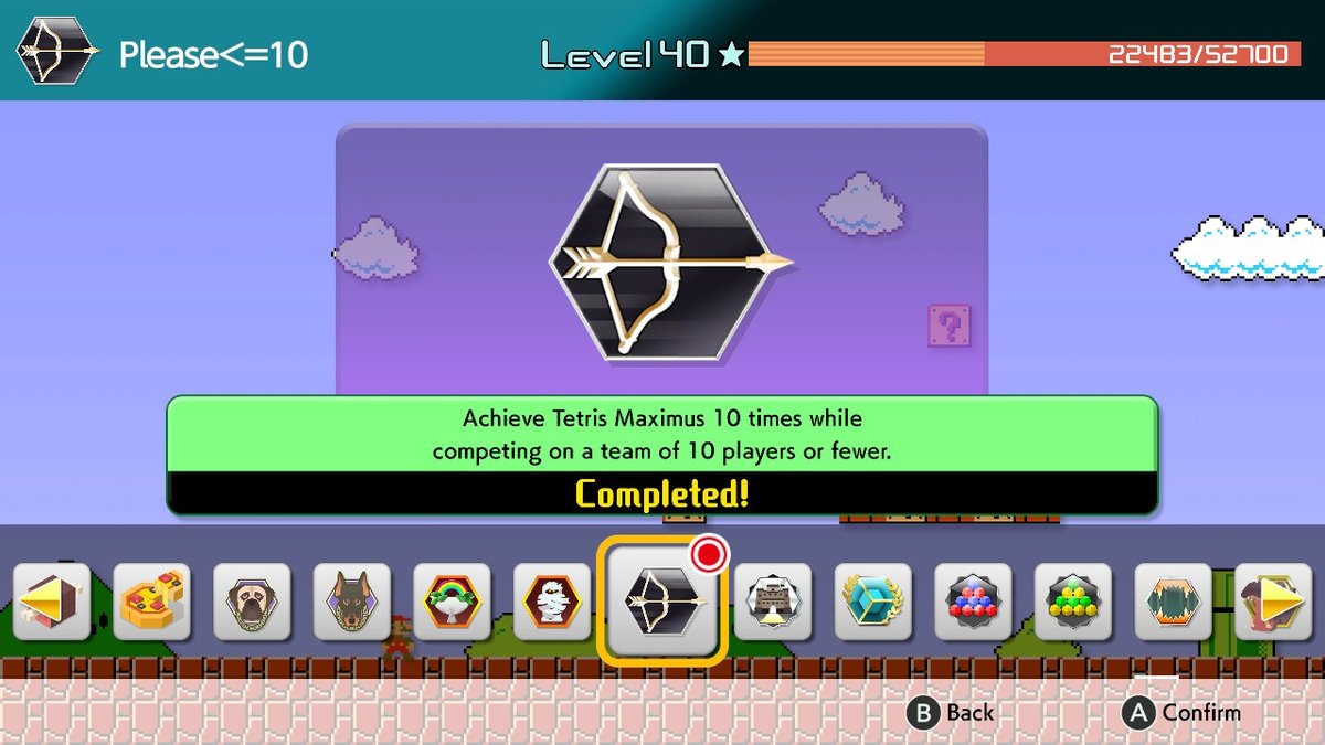 MewtwoReturns's tweet image. My greatest accomplishments in gaming.  Within the world of Tetris 99 and Mario 35, I have nothing left to prove.  Thank you to the communities of both games for the memories from these journeys!