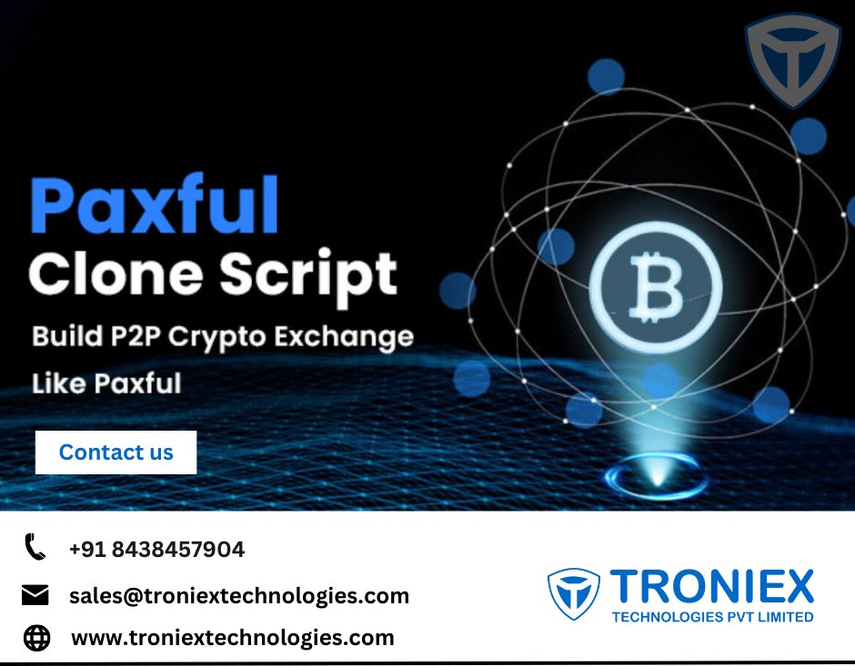 Troniextech's tweet image. #paxfulexchange #exchangeclonescript #cryptoexchangeclonescript #paxfulwallet #paxfulclonescript