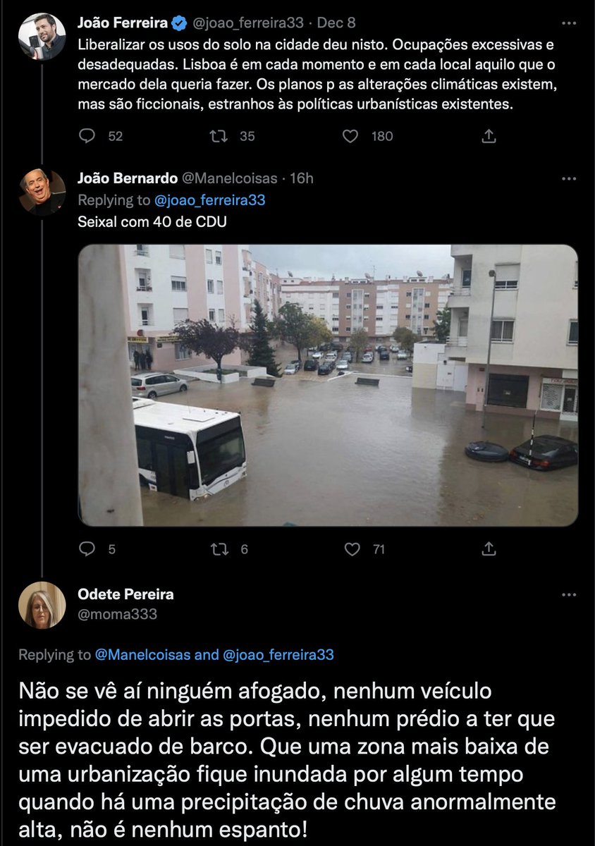 sentiencehere's tweet photo. A Odete não pode bater bem. E não me merece mais respeito que isto. https://t.co/xcV3wv6Xj6