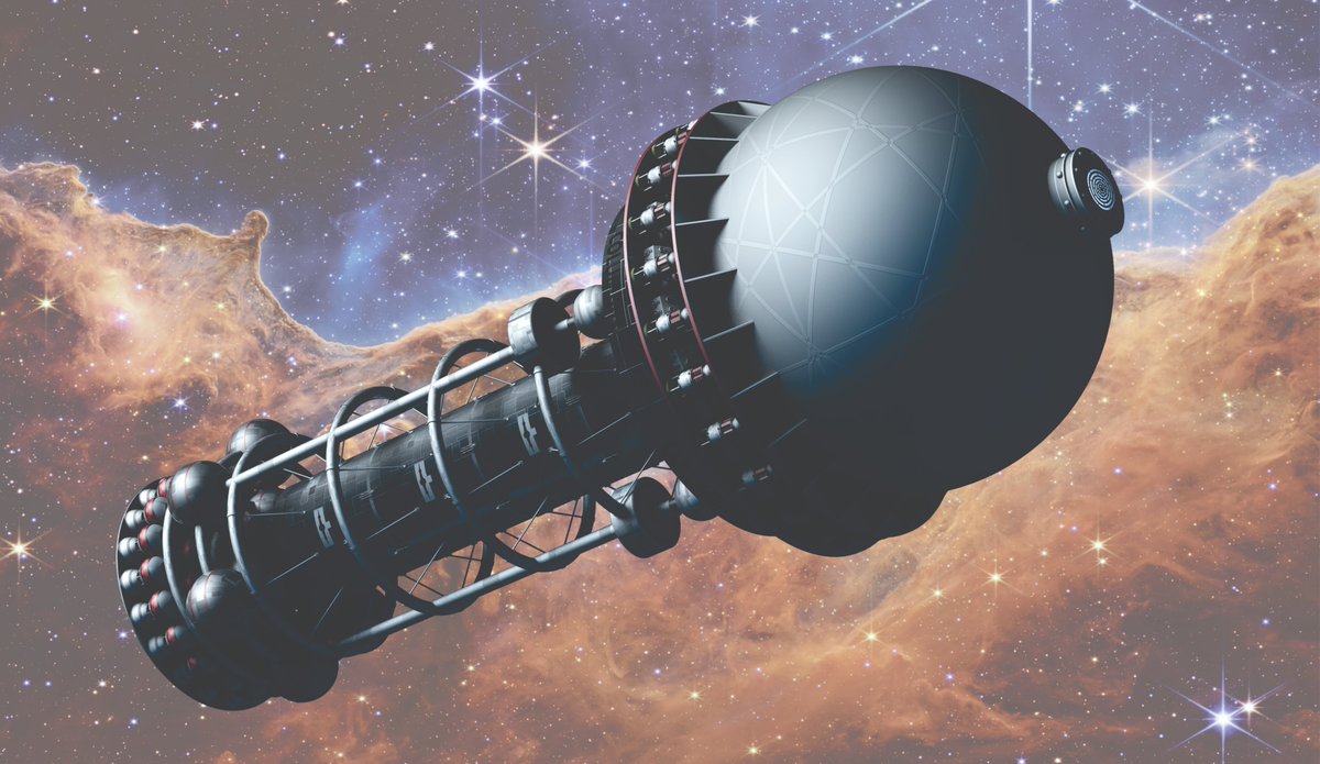 EnzmannArchiv's tweet photo. Enzmann Pulse Class Starship by Nick Stevens.
"A starship is able, when reaching a landfall minimally as hospitable as the moon, to reproduce itself." -RDE
https://www.meethemightymind,com/optin
#enzmann #starships #interstellar #biographical https://t.co/cubyZAyPrw