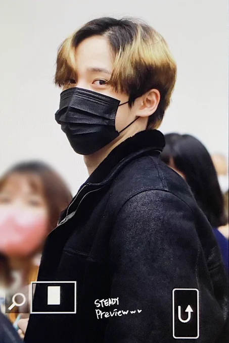 I can see his sweet smile under those mask  