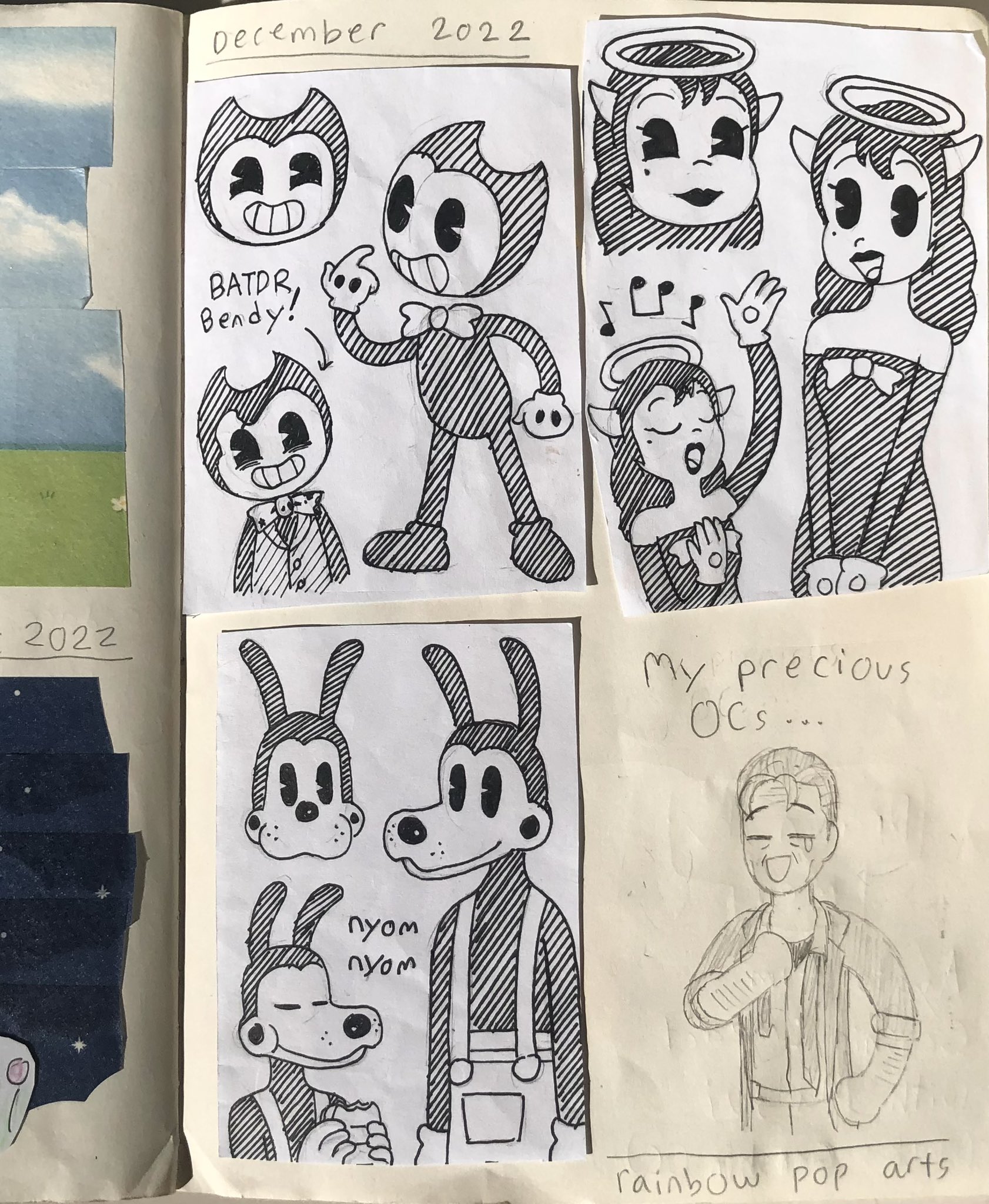 Bendy and the 2024 ink machine drawings