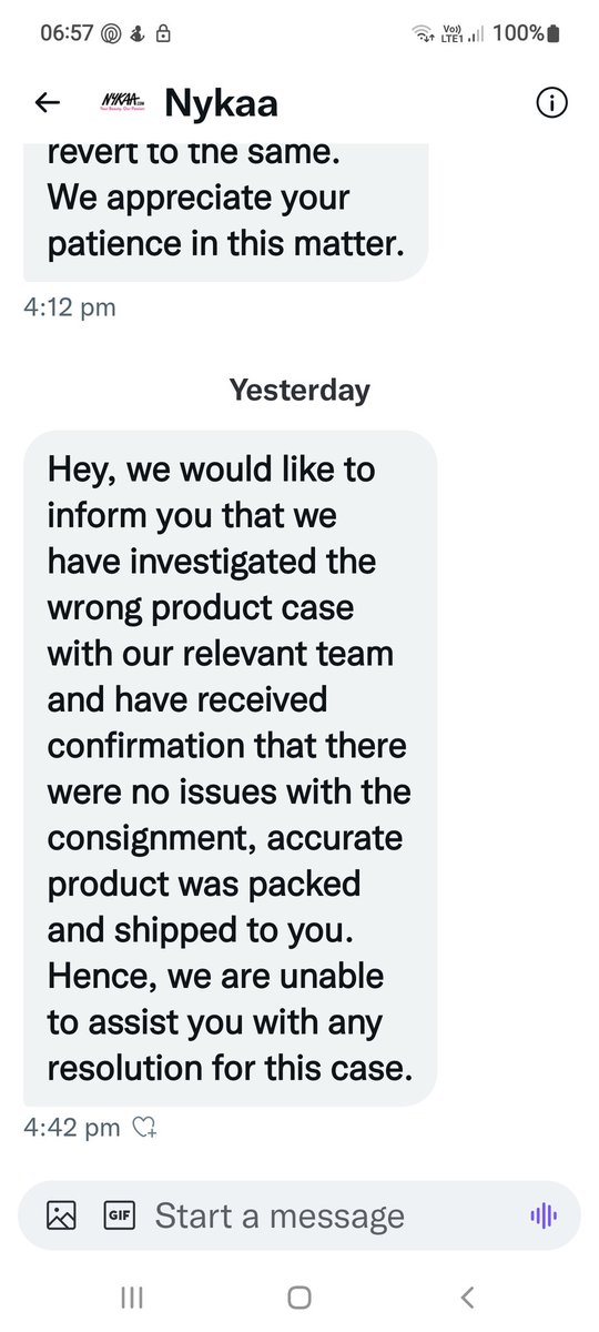 cheemu's tweet image. After 3 weeks of me trying to get what i had actually ordered, which was a red kurta set, instead of a childrens sport jacket; sending request on @MyNykaa website,email,twitter;sending the pictures, order number and whatever other details they asked for, this is their reply!!!