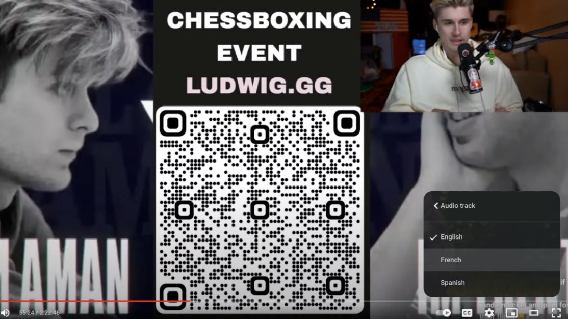 Chess plus boxing equals streaming success for Ludwig
