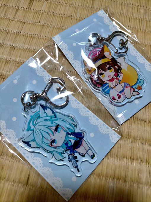 ブルーアーカイブ
イズナ・シロコアクキーもあります!
どちらも残小です✨
#ADV017 