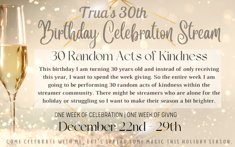 Lots of exciting things happening this month! Retweets would be appreciated!! ✨✨

I can't wait to celebrate my birthday with everyone!