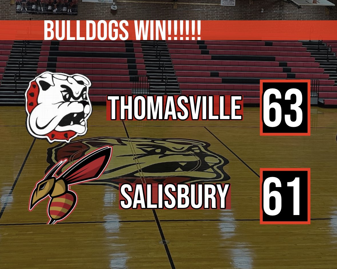 The BULLDOGS Win at home!!!!❤️🖤🤍 #bulldogbasketball <a href="/thomasvillehigh/">THS Bulldogs</a> <a href="/THSAthleticsNC/">Thomasville Bulldog Athletics</a> <a href="/CCC_GR/">CCC ATHLETICS</a>