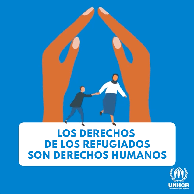 ONUMX's tweet photo. Nadie elige ser refugiado.
Millones de personas en todo el mundo se ven forzadas a dejar todo atrás para huir de la violencia, la guerra, la persecución o el impacto del cambio climático.

Los derechos de los refugiados son derechos humanos. https://t.co/nNFiI9Y6gg