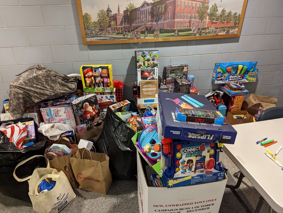 Toys collected tonight from our dance