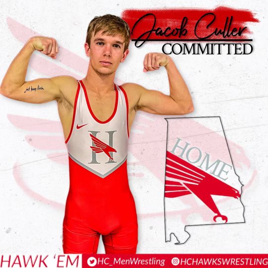 Jacob Culler (@jacob7culler) on Twitter photo Excited to announce my commitment to Huntingdon College to further my academic and athletic career. Thank you to all my coaches and family who helped me reach this goal.
Hawk ‘em
<a href="/HC_MenWrestling/">Huntingdon Wrestling</a> @coachmattoliver Excited to announce my commitment to Huntingdon College to further my academic and athletic career. Thank you to all my coaches and family who helped me reach this goal.
Hawk ‘em
<a href="/HC_MenWrestling/">Huntingdon Wrestling</a> @coachmattoliver