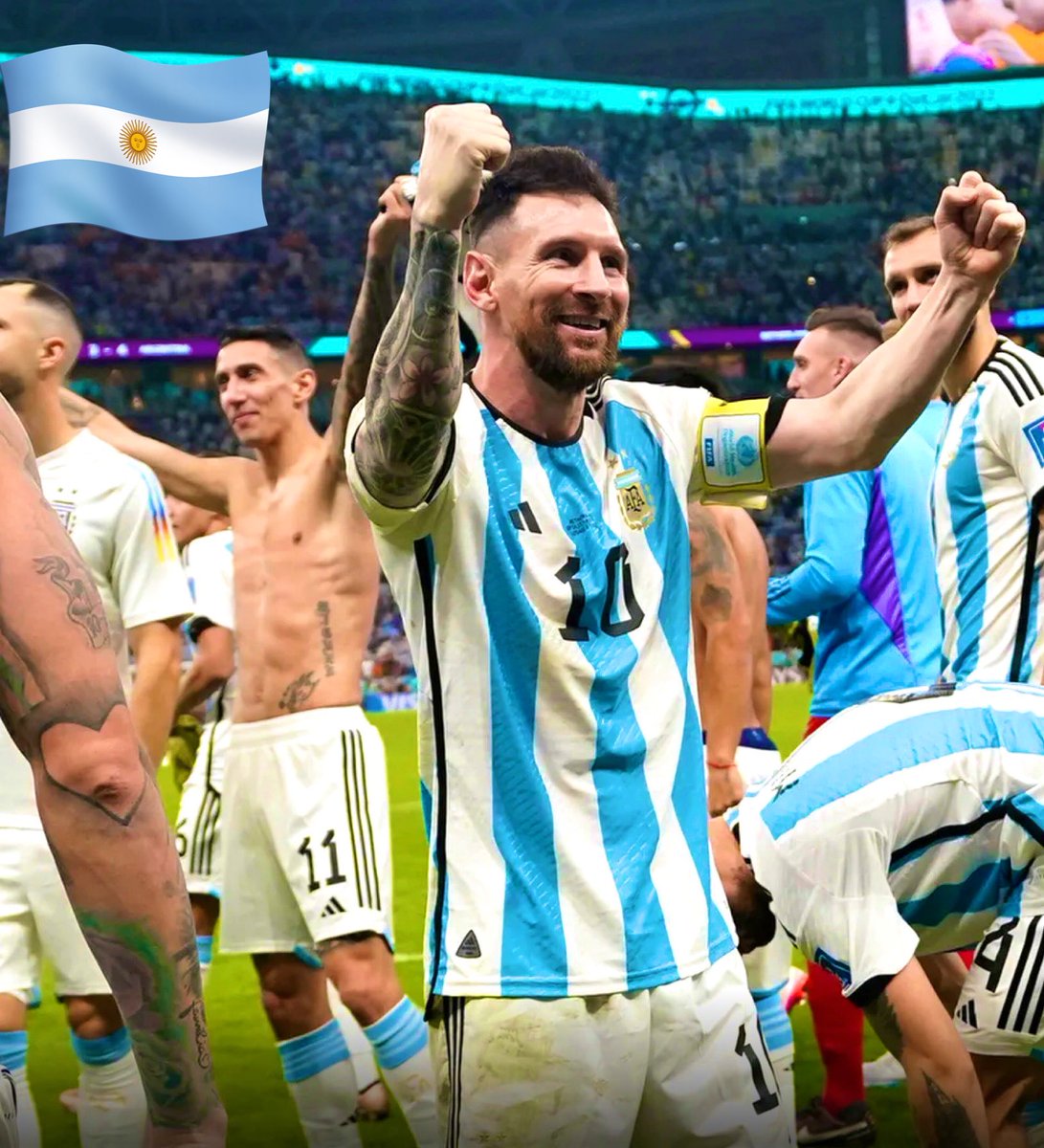 Tweettmann's tweet image. #argentinavsnetherlands Messi &amp;amp; Team #FIFAWorldCup #NEDARG Argentina