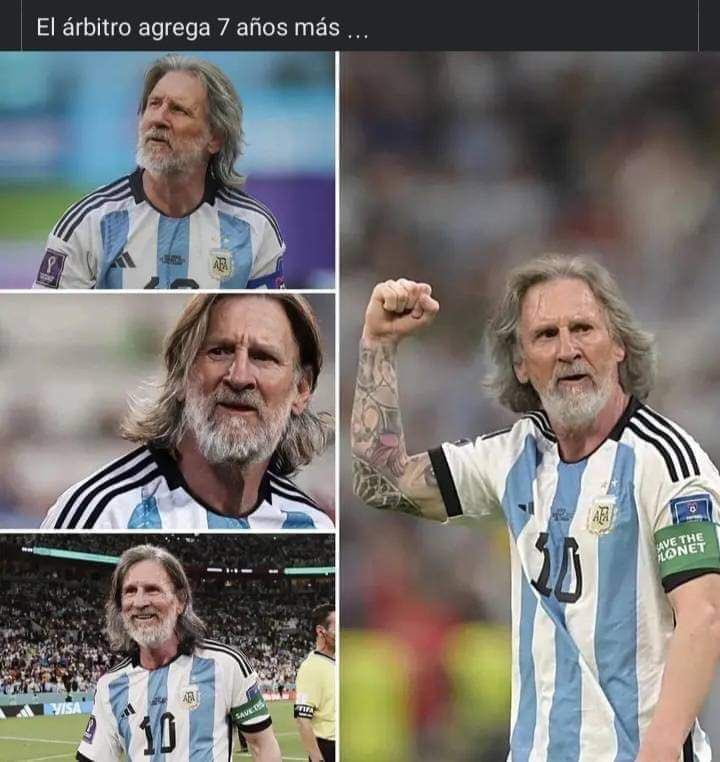 El árbitro agrega 7 años mas