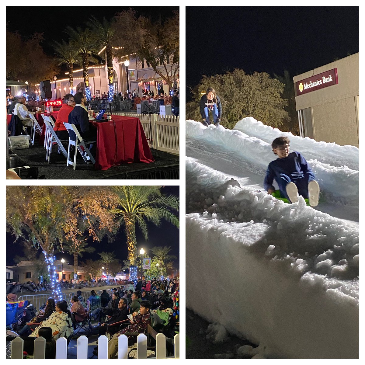 The Coachella Parade is about to start.