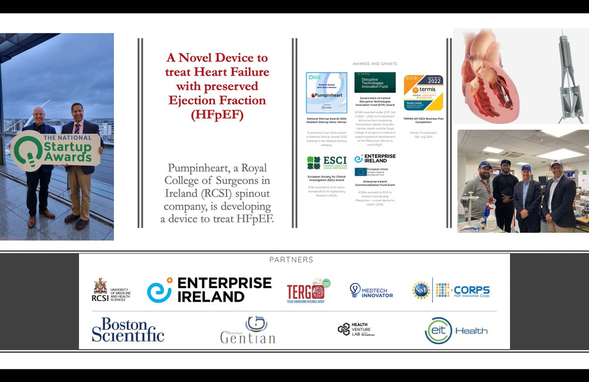 Appointed as a Member, Board of Directors of Pumpinheart - A novel #biomedical #device #startup from <a href="/RCSI_Irl/">RCSI</a> to treat #HFpEF. Pumpinheart just won #SilverAward National Startup Awards 2022 (lnkd.in/eZVjHi3p) &amp; €3.14M Award from DTIF of <a href="/Entirl/">Enterprise Ireland</a> (lnkd.in/eBVuqvsv)!