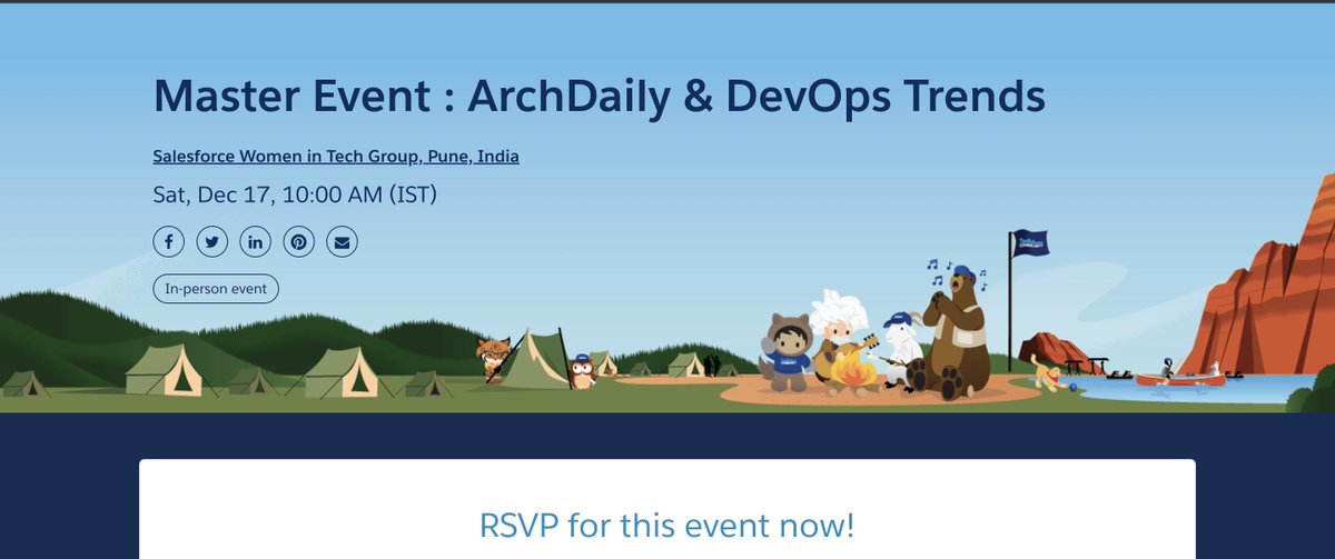 SALESFORCE PUNE WIT (@punewit) on Twitter photo Hello Ohana,
<a href="/PuneWit/">SALESFORCE PUNE WIT</a> and <a href="/SFDC_Pune/">Pune Salesforce</a> are coming together on 17th Dec with the big bang session which focuses on developing Architect mindset by <a href="/RupeshBhatia85/">Rupesh Bhatia</a> and DevOps Trends. For more details and registrations please visit below:
shorturl.at/mxEO6 Hello Ohana,
<a href="/PuneWit/">SALESFORCE PUNE WIT</a> and <a href="/SFDC_Pune/">Pune Salesforce</a> are coming together on 17th Dec with the big bang session which focuses on developing Architect mindset by <a href="/RupeshBhatia85/">Rupesh Bhatia</a> and DevOps Trends. For more details and registrations please visit below:
shorturl.at/mxEO6