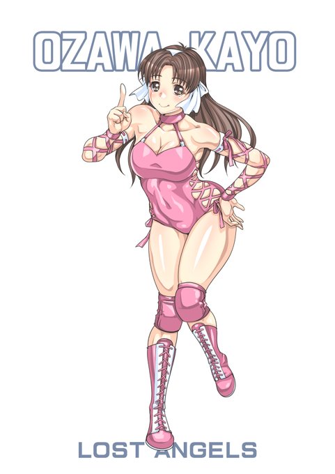 小沢佳代
髪色違い
#レッスルエンジェルス 