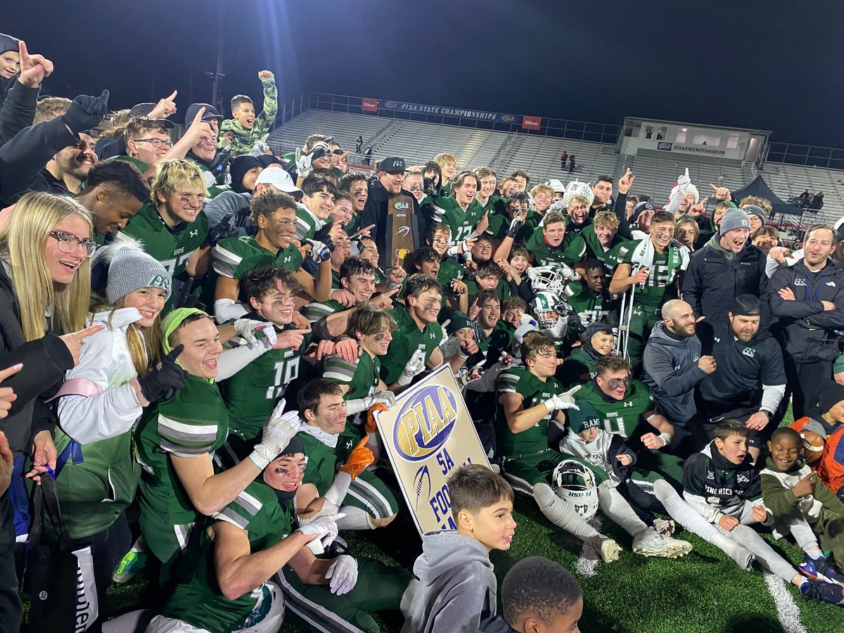 PRZVicCastillo's tweet photo. Your PIAA 5A State Champions 👀

The Rams of Pine-Richland https://t.co/VWuTofMFsH