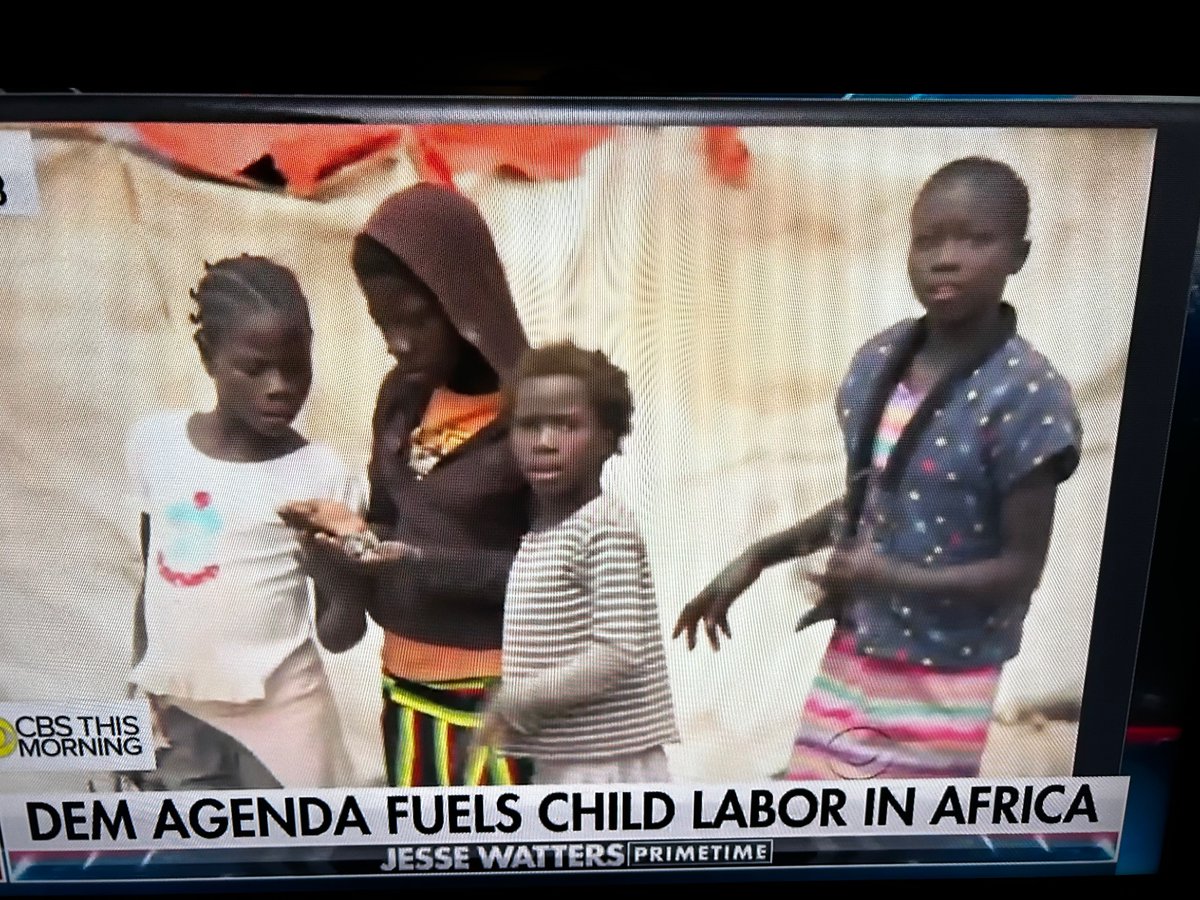 Sunshinyman's tweet photo. @POTUS Let elaborate to you Sir. Chinese made huge batteries for electric green deal cars,use cobalt from African mines that uses child labor to extract it,the Cobalt is send to your Comrades in China to be used in the huge batteries for electric cars . And you criticized DJT For what ? https://t.co/Jq9fWNwcFJ