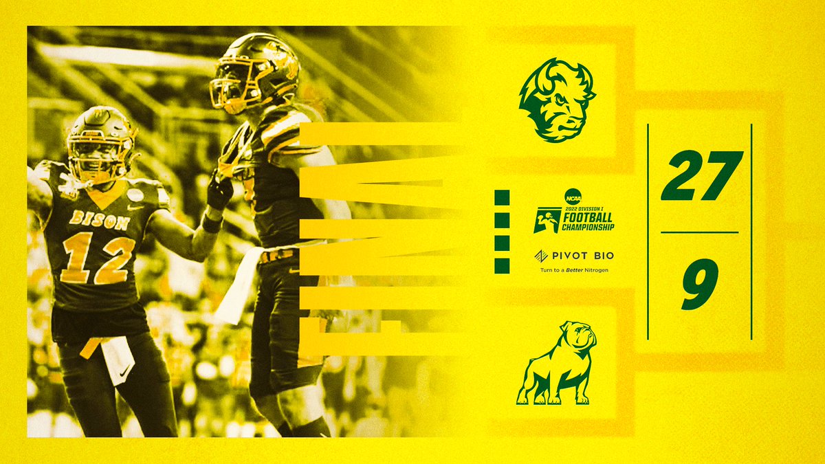 NDSUathletics's tweet photo. Headed back to the semifinals. @NDSUfootball https://t.co/3AU6i8GzgM