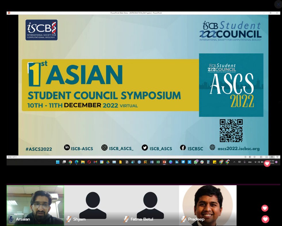 We are live!

#ASCS2022 co-chair <a href="/ArsalanQAZI11/">Arsalan Riaz</a> opening the 1st  Asian Student Council Symposium 🥳🤩