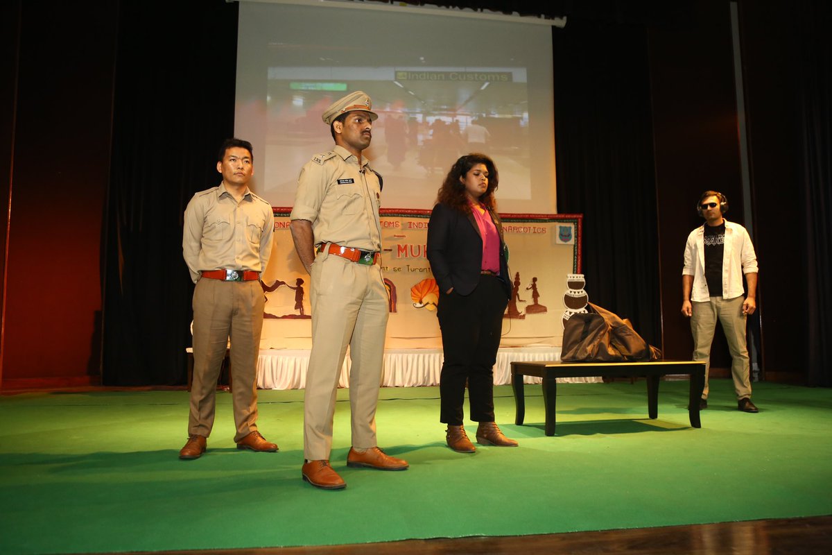 cbic_india's tweet photo. Officer Trainees presented a skit “The Great Indian Hedge” showcasing history of the Hedge, a customs barrier built by the British to curb the smuggling of salt. The history of Hedge is also on display at @MuseumGoa, which Hon’ble FM @nsitharaman visited during #FinMinIconicWeek. https://t.co/7Nw8FmyeXs