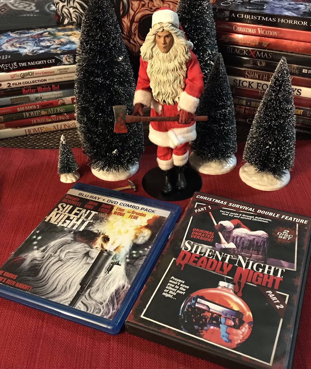 Time to watch some killer Santa movies
Silent Night~Silent Night, Deadly Night #HolidayMovies📺🍿🎄🪓