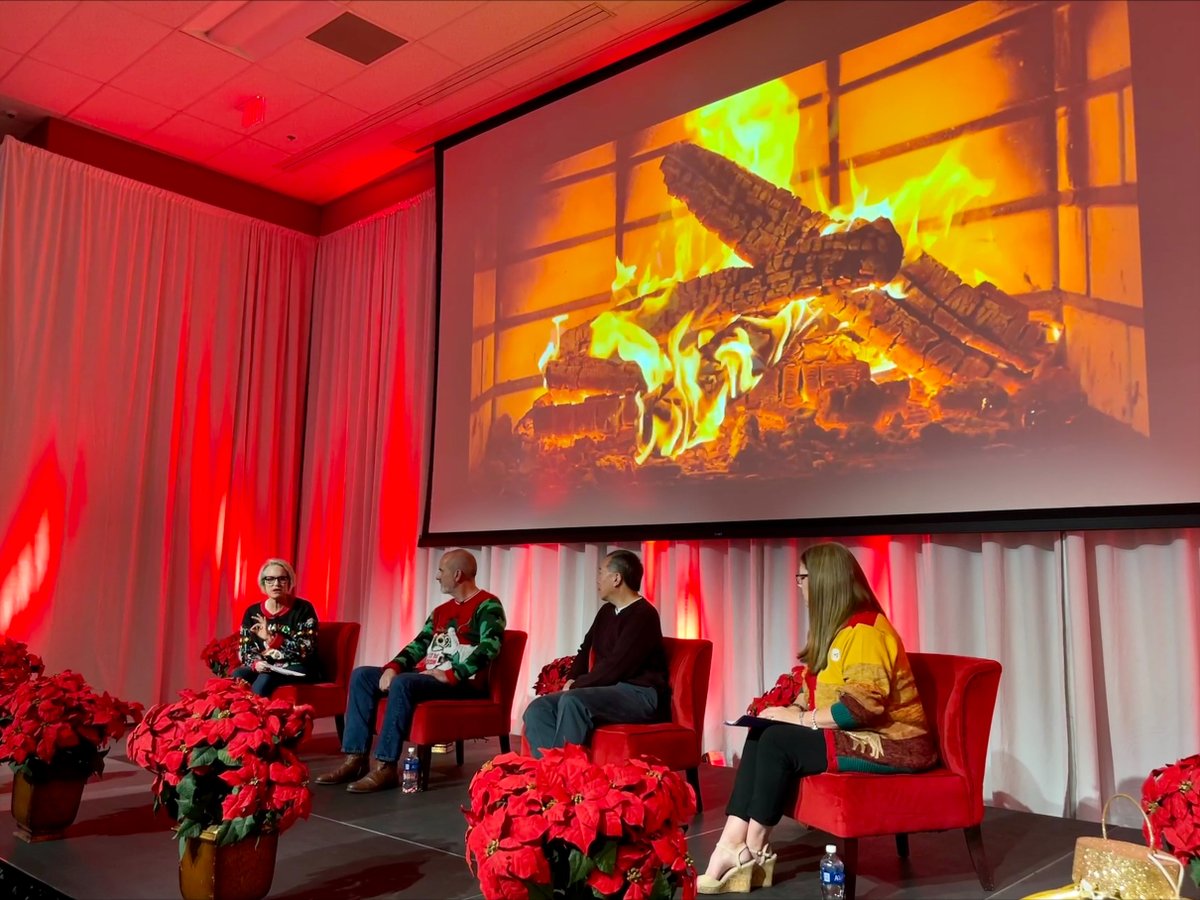 From fireside chat to gingerbread house building contest, it was a great afternoon celebrating @UAZResearch. It takes a village to make true impact, and we've got an amazing village! @UArizonaSVPRI #HappyHolidays