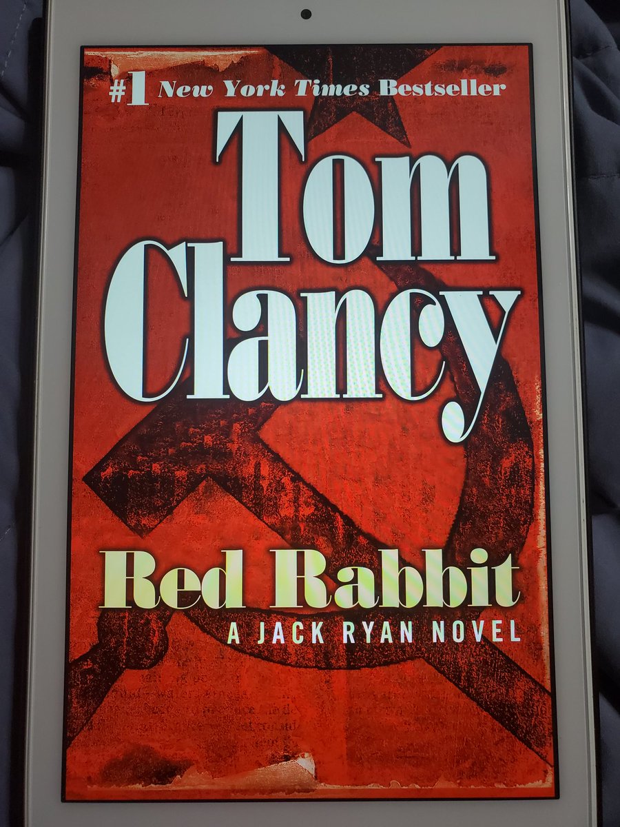 fratmatt13's tweet photo. Going to attempt to read the Tom Clancy Books in Chronological order. This should be fun and take a really, really long time!! On book 3!! Red Rabbit. #tomclancy #JackRyan #redrabbit #thrillerbooks #thriller #clancyverse @BestThrillBooks https://t.co/5pH9rF9sOE