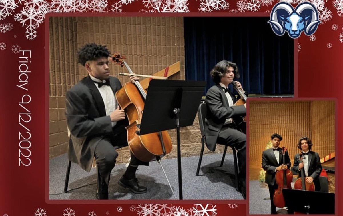 elsik_orchestra's tweet photo. We would like to Congratulate Rudy
Reyes, and Dalton Cabezas today for their amazing performance at the "Radio City Revelliers" Winter Production ‼️🥳🥳 https://t.co/iFJ5YxPQja