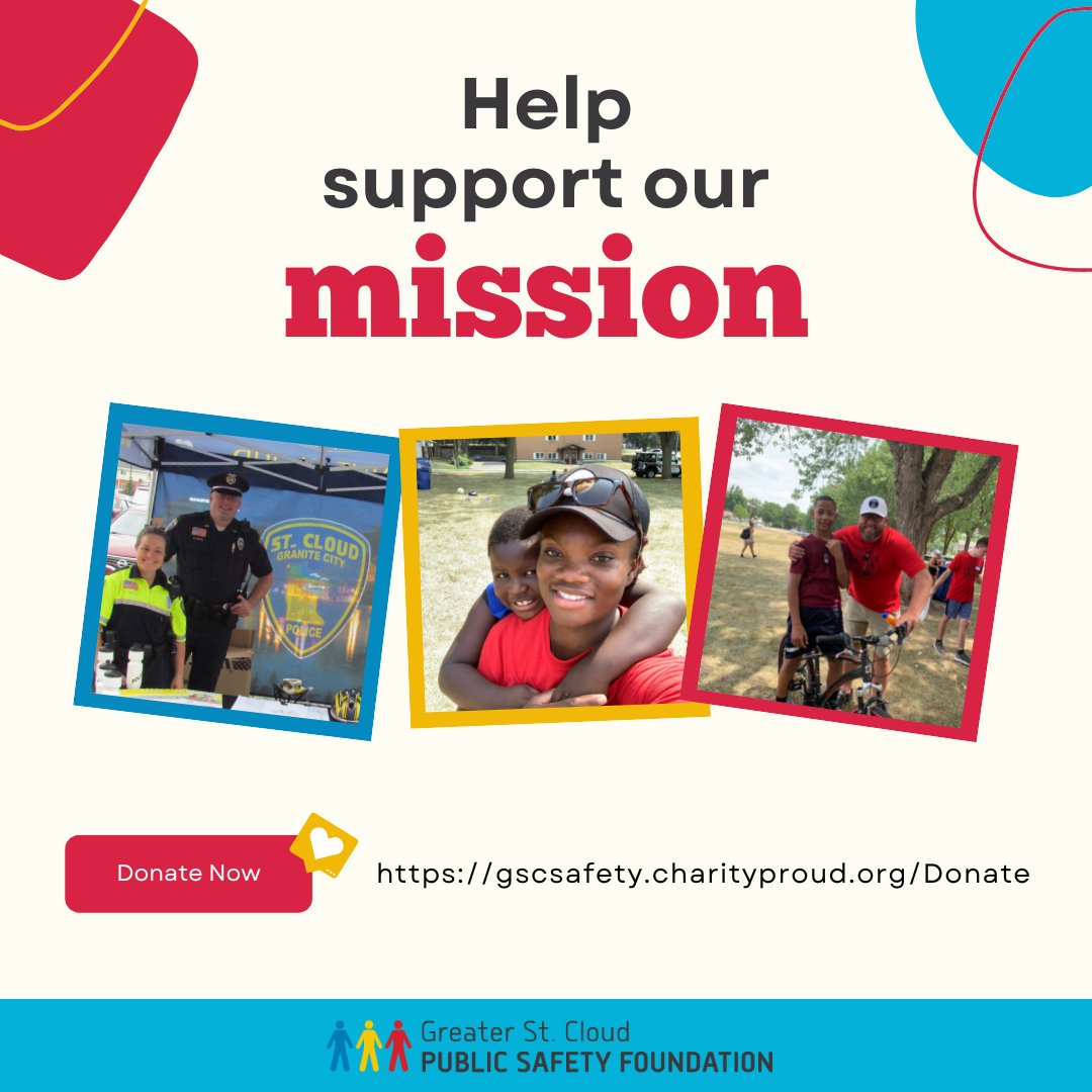 GSCSafety's tweet photo. If you are thinking about making year-end donations, thank you for considering our non-profit (501c3) foundation.  

We are the leading advocate of public safety and first responders in Benton, Sherburne and Stearns Counties in Minnesota.  

More info at: https://t.co/HChqVRWcKn https://t.co/vhlDRAG071
