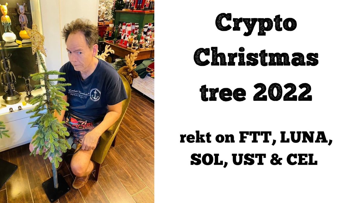 I made this Christmas card for all those rekt by crypto in 2022