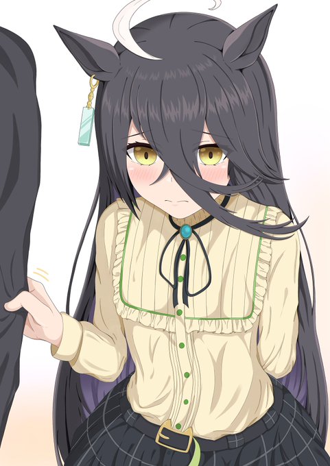 構ってほしいんカフェの精一杯のアピール#ウマ娘  #マンハッタンカフェ 