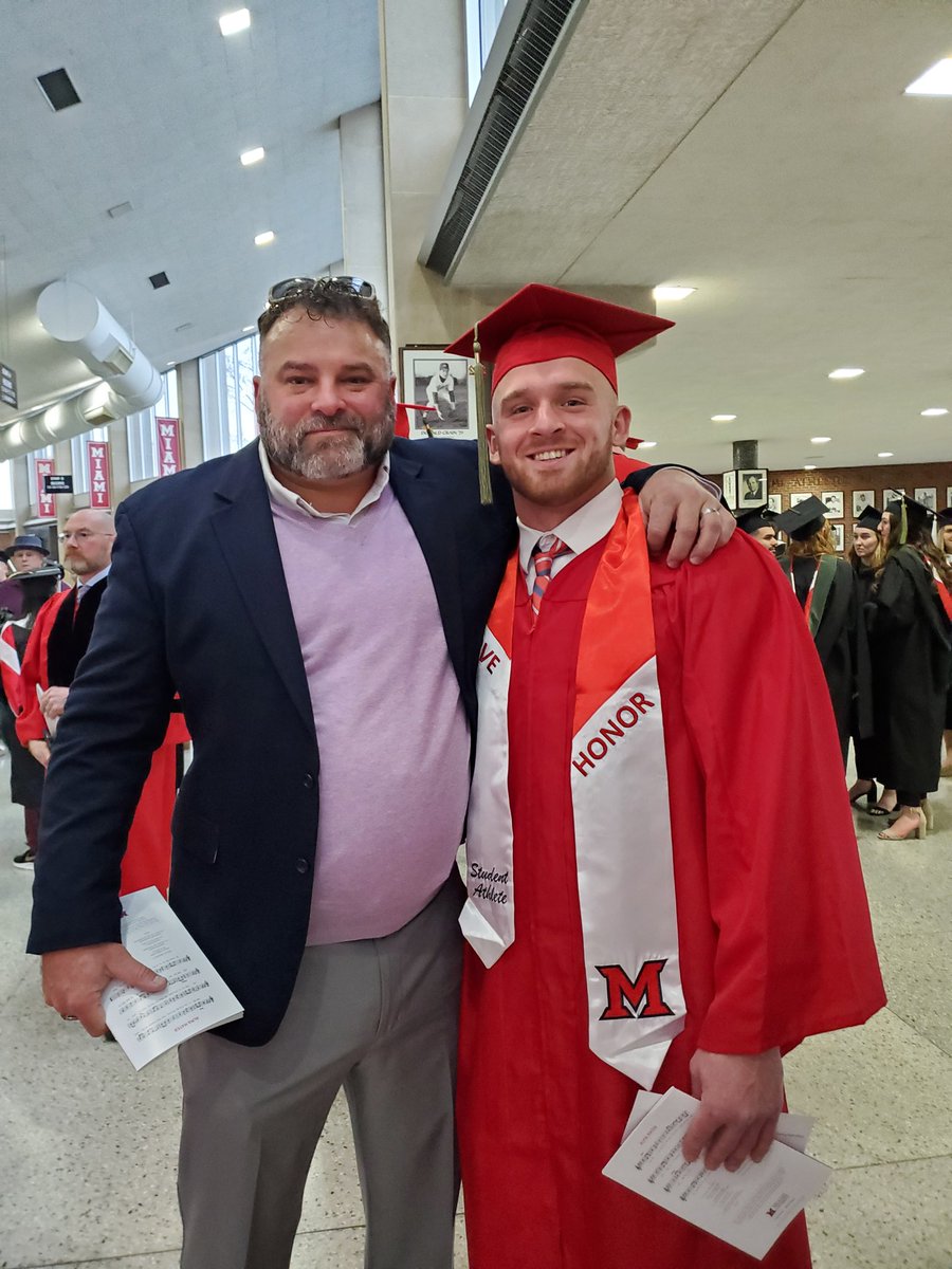 CoachRogers41's tweet photo. Congrats on the bacehlor's degree @CamRogers_  way to work for what you want!   3 more years of eligibility even. Super proud but lets slow things down a bit please!!!! https://t.co/Kjy1jZOeXC